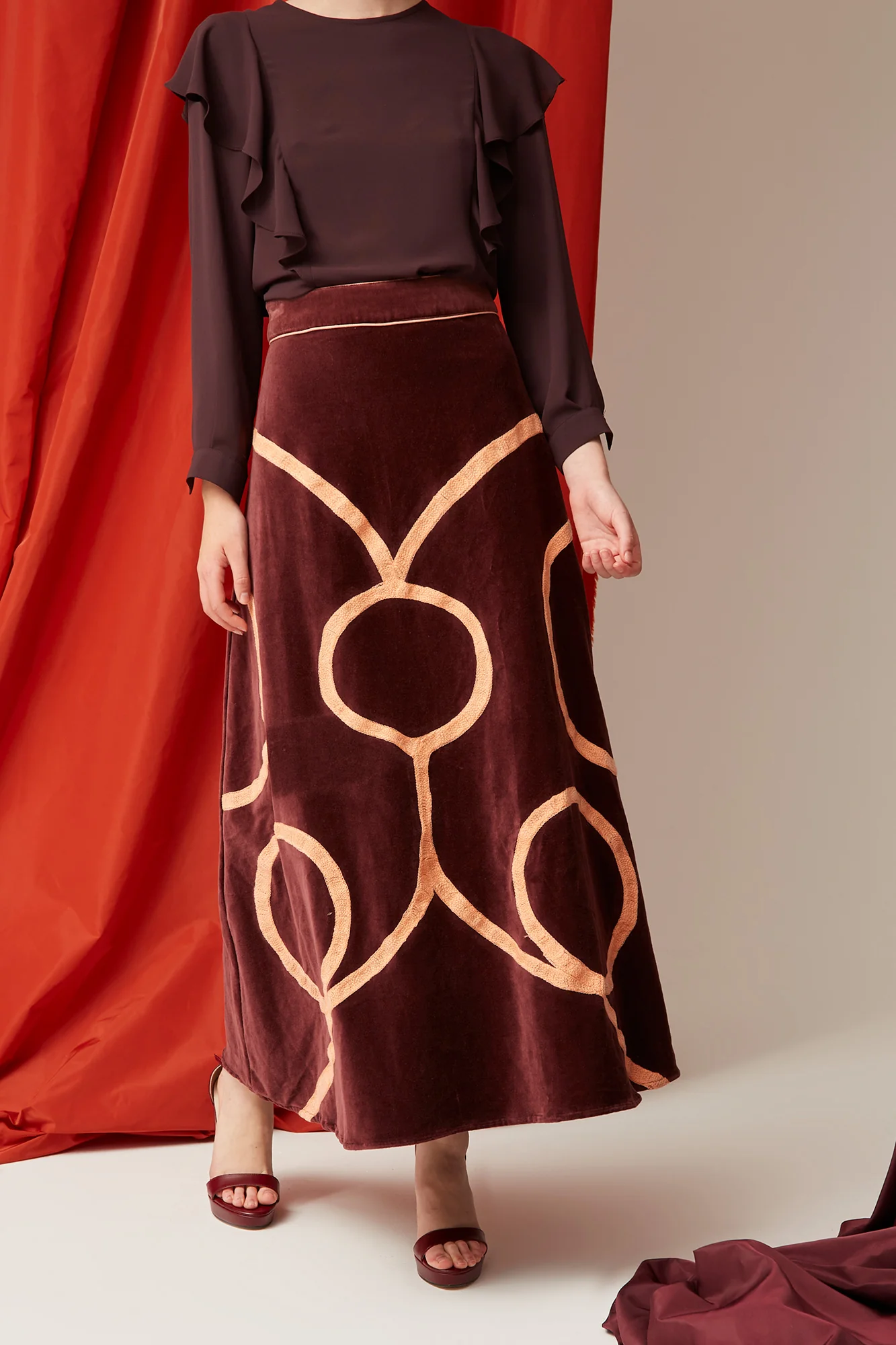 BLUSA ESTELA BURDEOS - Image 3
