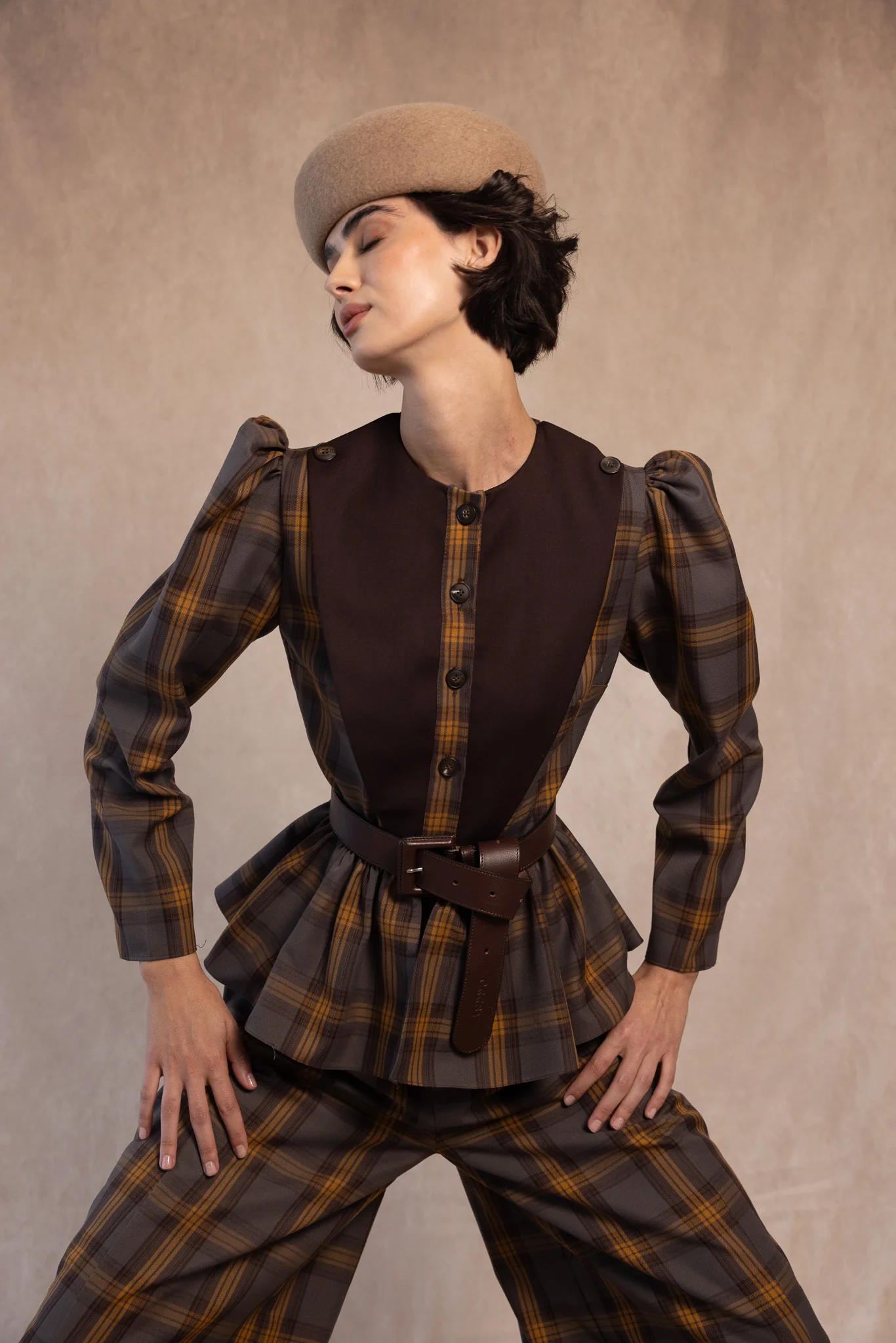 CHAQUETA OCTAVIA MARRON - Image 7