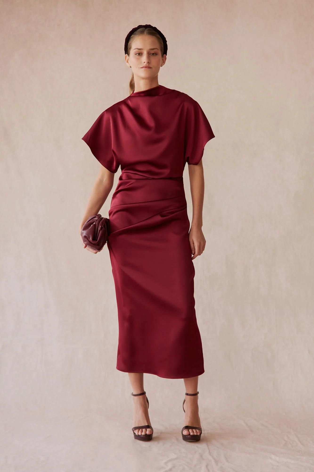 VESTIDO ALBA GRANATE - Image 4