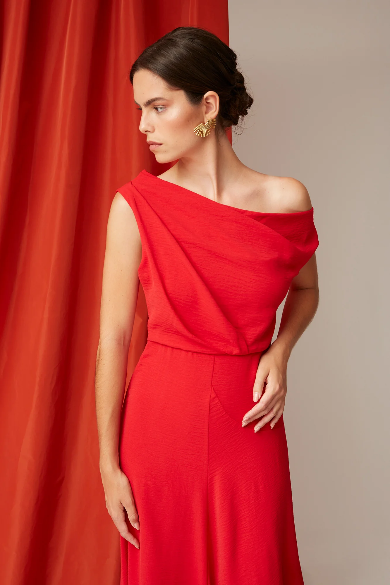 VESTIDO GISELA ROJO - Image 3